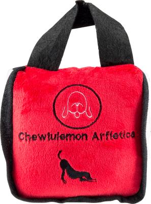 Show full view: Haute Diggity Dog Chewlulemon Tote Squeaky Plush Dog Toy, Red slide 3 of 3