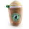 Show in main carousel: Haute Diggity Dog Starbarks with Straw Frappucino Squeaky Plush Dog Toy, Brown, Large slide 2 of 2