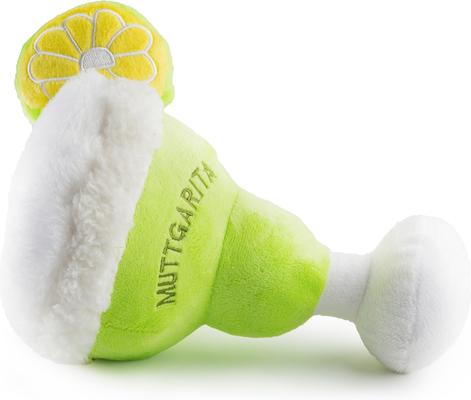 Show full view: Haute Diggity Dog Muttgarita Squeaky Plush Dog Toy, Green slide 3 of 3