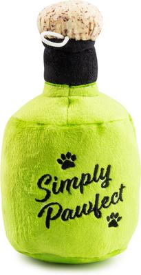 Show full view: Haute Diggity Dog Puptron Tequila Squeaky Plush Dog Toy, Green slide 2 of 2