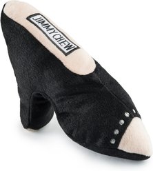 Haute Diggity Dog Jimmy Chew Shoe Squeaky Plush Dog Toy, Black, Large