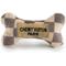 Show in main carousel: Haute Diggity Dog Chewy Vuiton Bone Squeaky Plush Dog Toy, Brown Checker, Small slide 1 of 2