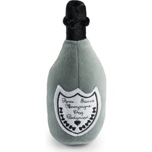 Haute Diggity Dog Dog Perignonn Squeaky Plush Dog Toy, Grey, Large