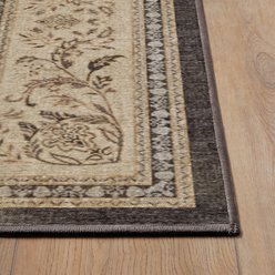 Ruggable Eveline Dark Flatwoven Machine Washable Rug with Standard Pad, 5 x 7-ft slide 2 of 4