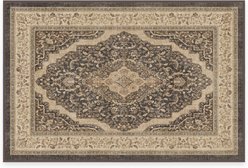 Ruggable Eveline Dark Flatwoven Machine Washable Rug with Standard Pad, 2 x 3-ft