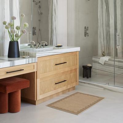 Show full view: Ruggable Flatwoven Machine Washable Rug with Standard Pad, Lena Tan, 2 x 3-ft slide 2 of 4