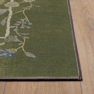 Out of Stock - RUGGABLE Althea Olive Green Flatwoven Machine Washable ...