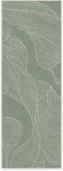 Ruggable Tessa Sage Green Flatwoven Machine Washable Rug with Standard Pad, 2.5 x 7-ft