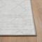 Show in main carousel: Ruggable Flatwoven Machine Washable Rug with Standard Pad, Modra Mist Grey, 2.5 x 7-ft slide 4 of 4