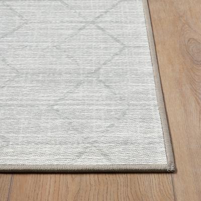 Show full view: Ruggable Flatwoven Machine Washable Rug with Standard Pad, Modra Mist Grey, 2.5 x 7-ft slide 4 of 4
