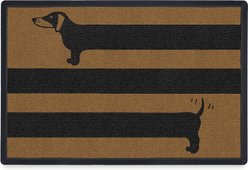 Ruggable Waggin’ Dachshund Washable Doormat, 2 x 3-ft