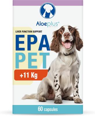 Show full view: Aloeplus EpaPet Liver Support Capsule Supplement for Medium & Large Dogs, 60 count slide 4 of 8