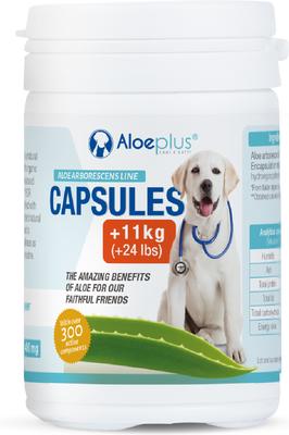 Show full view: Aloeplus Immune, Digestive & Skin Support Capsule Supplement for Medium & Large Dogs, 60 count slide 3 of 7