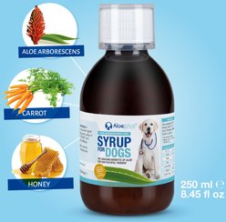 Aloeplus Immune, Digestive & Skin Support Liquid Supplement for Dogs, 8.45-fl oz bottle slide 2 of 7