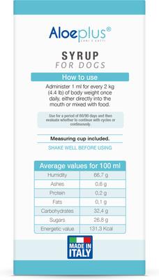 Show full view: Aloeplus Immune, Digestive & Skin Support Liquid Supplement for Dogs, 8.45-fl oz bottle slide 6 of 8