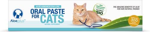 Show full view: Aloeplus Immune, Digestive & Skin Support Oral Paste Supplement for Cats, 0.51-oz slide 3 of 8