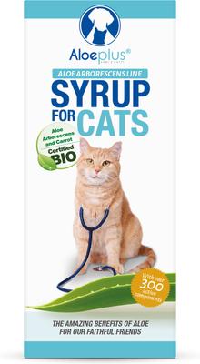Show full view: Aloeplus Immune, Digestive & Skin Support Liquid Supplement for Cats, 3.38-fl oz bottle slide 4 of 8