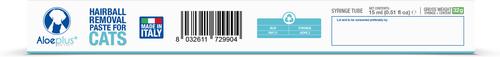 Show full view: Aloeplus Hairball Remedy Oral Paste for Cats, 0.51-oz slide 6 of 7
