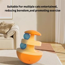allforpaws Mordern Cat Wobble Track'ball Cat Toy slide 2 of 9