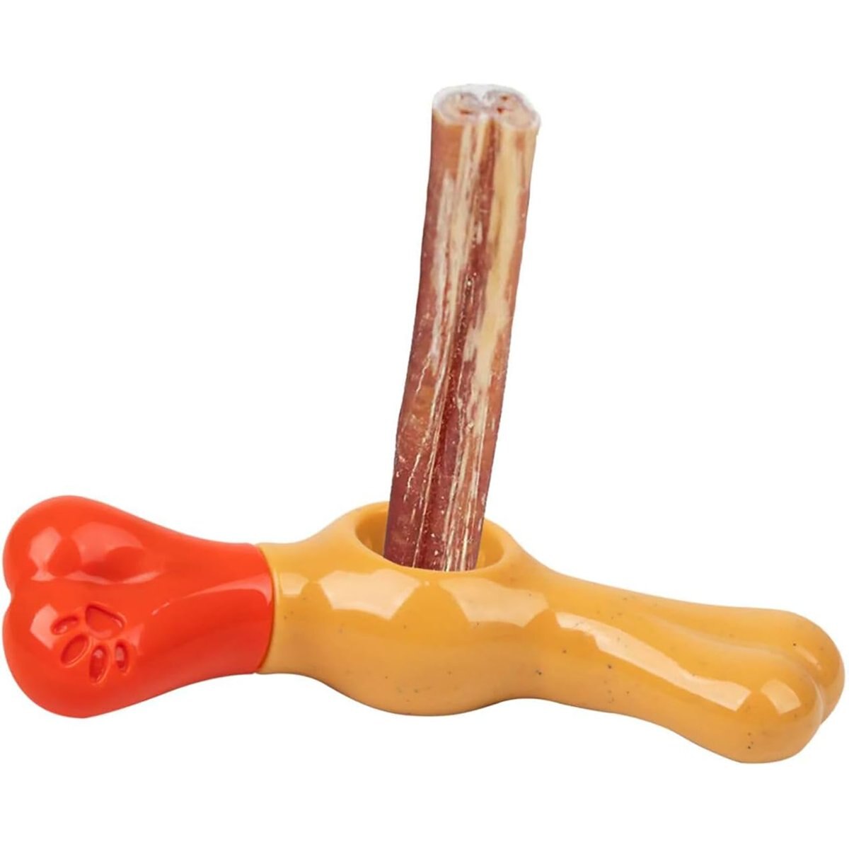allforpaws Bone Appetite Bully Stick Holder Dog Toy