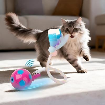 Show full view: allforpaws Modern Cat Spin’A’Goal Turbo Tail Cat Toy slide 9 of 10