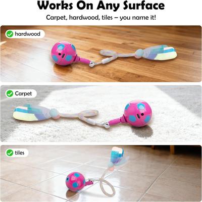 Show full view: allforpaws Modern Cat Spin’A’Goal Turbo Tail Cat Toy slide 7 of 10