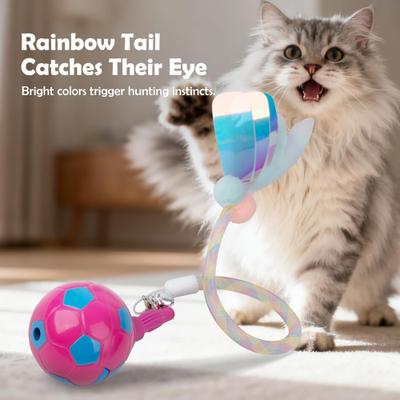 Show full view: allforpaws Modern Cat Spin’A’Goal Turbo Tail Cat Toy slide 3 of 10