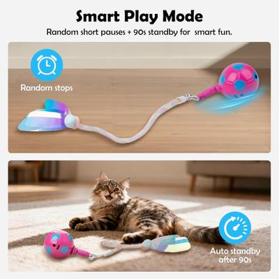 Show full view: allforpaws Modern Cat Spin’A’Goal Turbo Tail Cat Toy slide 6 of 10