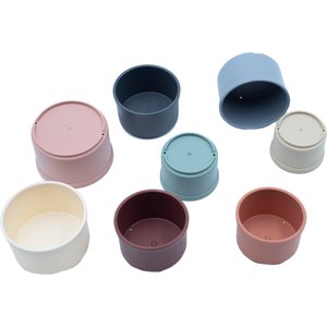 Fashion's Talk Foraging Puzzle Stacking Cups Mental Stimulation Small Pet Toy