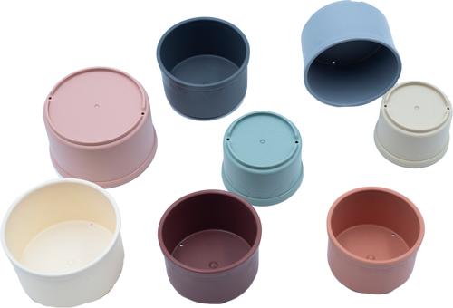 Show full view: Fashion's Talk Foraging Puzzle Stacking Cups Mental Stimulation Small Pet Toy slide 7 of 8