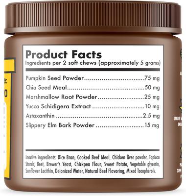 Show full view: Legitpet Anal Gland Support Chews Supplement for Dogs, 120 count slide 6 of 9