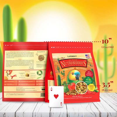 Show full view: Lafeber El Paso Nutri-Berries Parrot Food, 3-lb bag slide 4 of 9