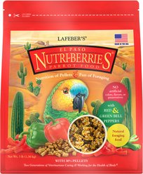 Lafeber El Paso Nutri-Berries Parrot Food, 3-lb bag