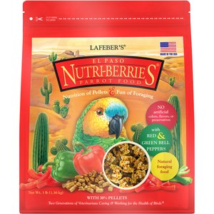 Lafeber El Paso Nutri-Berries Parrot Food, 3-lb bag