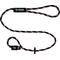 Show in main carousel: Mad Dog Products English Slip Lead Signature Rope Dog Leash, Black/Pink, 6-ft long, 1/2-in wide slide 1 of 6