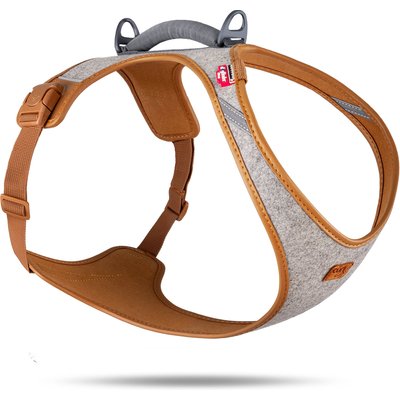 Curli Curli Alpine Large Dog Harness, Gray, X-Large: 21.82 to 24.68-in chest