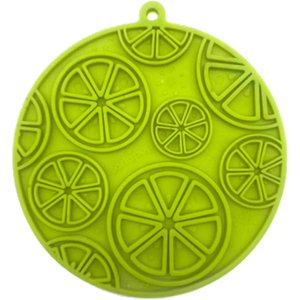 SodaPup Citrus EMat Dog Lick Mat, Bright Green