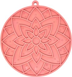SodaPup Lotus EMat Dog Lick Mat, Light Pink