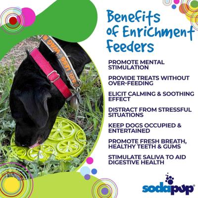 Show full view: SodaPup Citrus EMat Dog Lick Mat, Bright Green slide 4 of 6