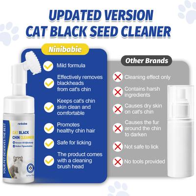 Show full view: Ninibabie Acne Chin Treatment Cat Grooming Foam, 5.07-fl oz bottle slide 6 of 8