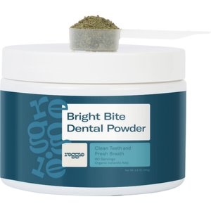 Reggie Bright Bite Kelp Flavored Dental Powder Supplement for Dogs, 60 servings