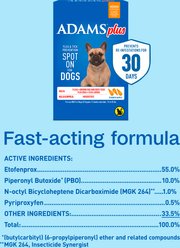 Adams Flea & Tick Spot Treatment for Medium Breed Dogs, 15-30 lbs, 3 Doses (3-mos. supply) slide 2 of 9