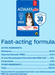 ADAMS Plus Flea & Tick Spot Treatment for X-Large Breed Dogs, 61-150 lbs, 3 Doses (3-mos. supply) slide 2 of 9