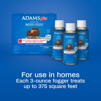 Show full view: Adams Plus Flea Control Indoor Fogger, 9-oz slide 5 of 11