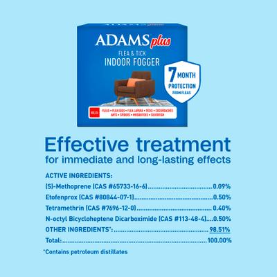 Show full view: Adams Plus Flea Control Indoor Fogger, 9-oz slide 8 of 11