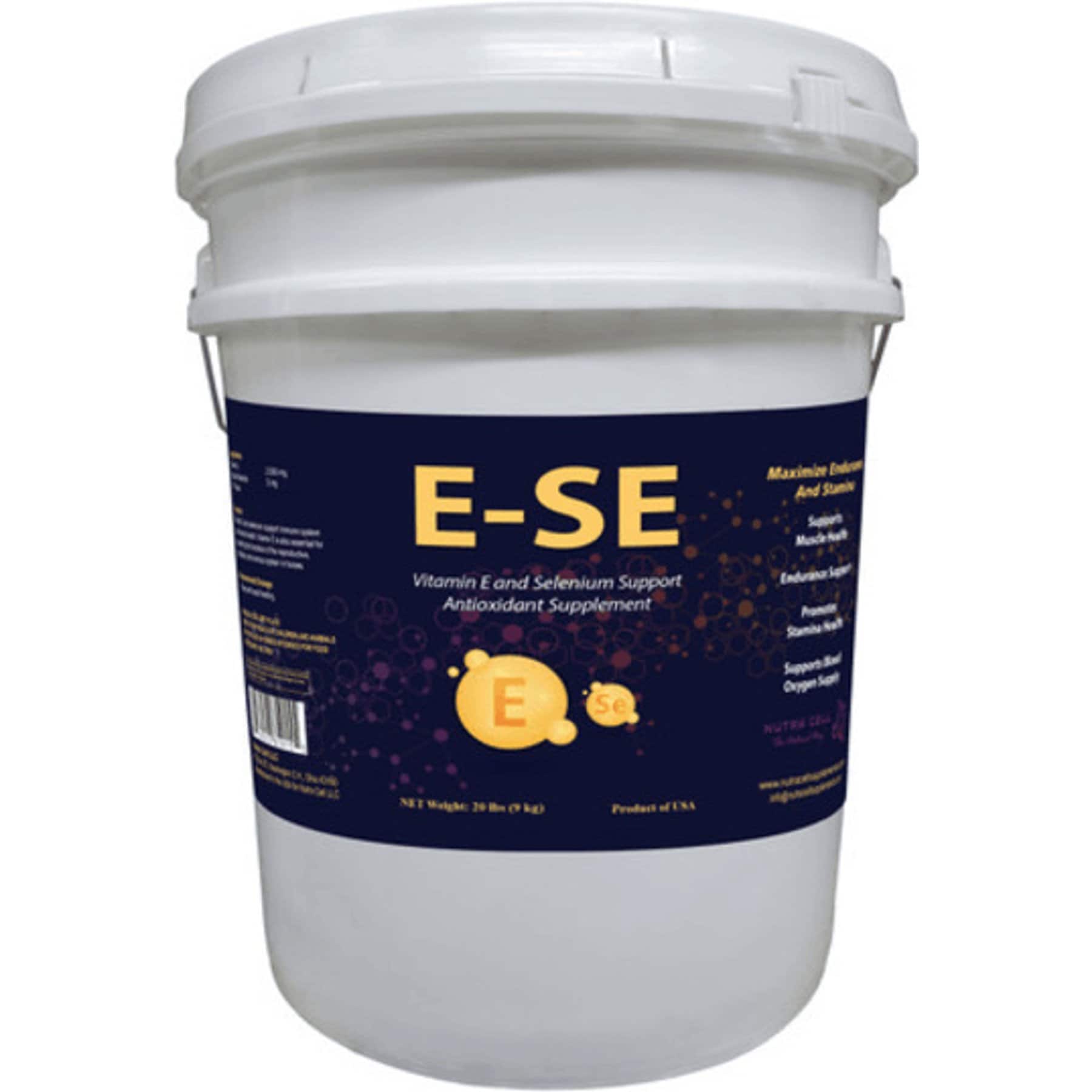 Nutra Cell E-SE Powder Horse Vitamin, 20-lb bucket