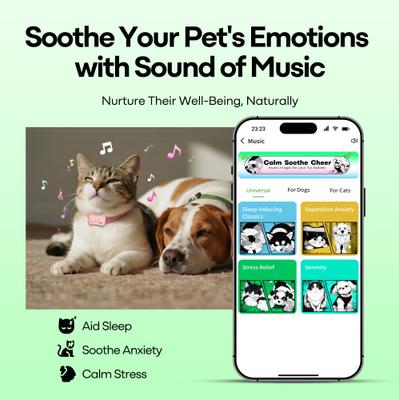 Show full view: GlocalMe PetPhone 2-Way Call & Care GPS Tracking Dog & Cat Collar, Green slide 3 of 11