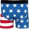 Show in main carousel: Shinesty The Mascot American Flag Boy's Boxer Briefs, Red/White/Blue, 4/5 slide 2 of 2