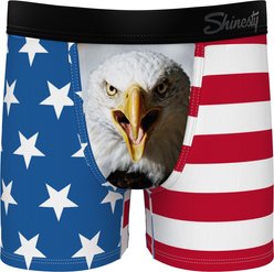 Shinesty The Mascot American Flag Boy's Boxer Briefs, Red/White/Blue, 14/16