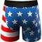 Show in main carousel: Shinesty The Mascot American Flag Ball Hammock Pouch Underwear with Fly, Red/White/Blue, X-Large slide 2 of 2